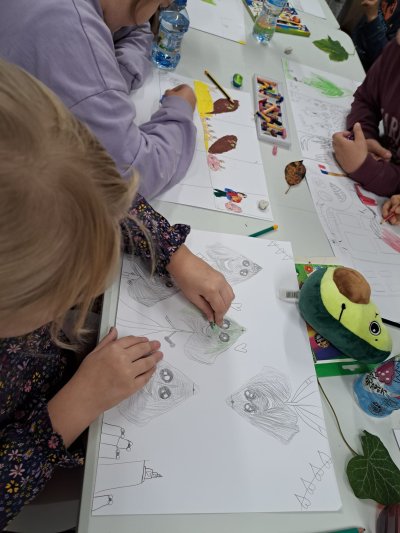 Okładka albumu: Zajęcia plastyczne 10.10.2023